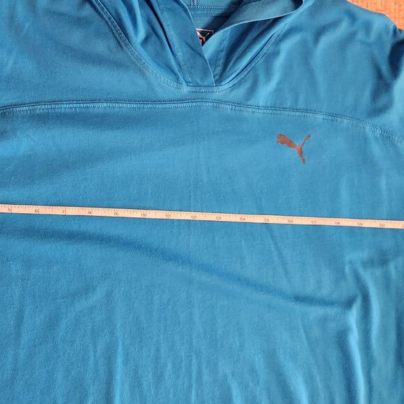 Puma Women's Lightweight Blue Hoodie - Picture 7 of 15